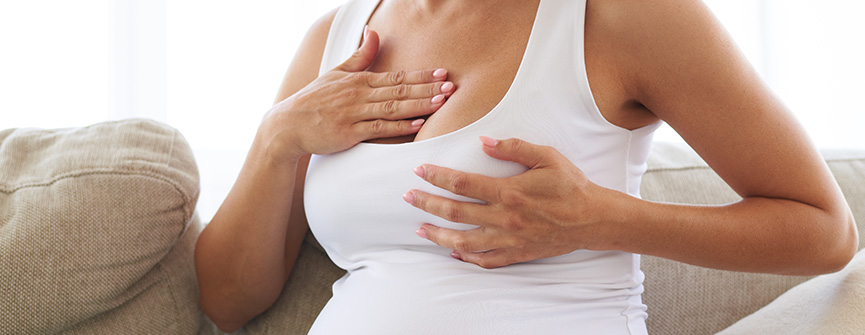 Jak poradzić sobie z zastojem pokarmu w piersiach￼